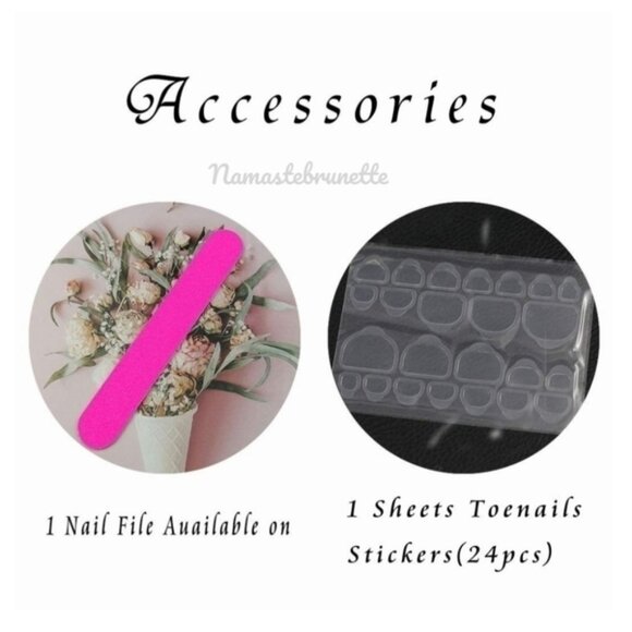 2/$16 French Manicure Press On Nails - Picture 11 of 16